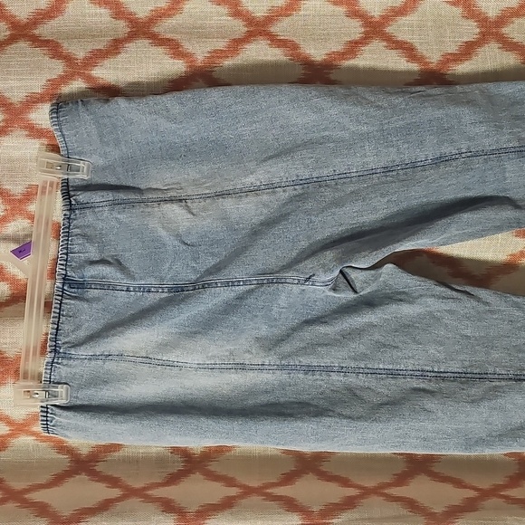 Women's Blue Flared Jeans - Picture 7 of 7